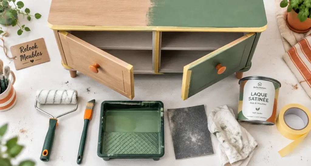 Relook Meubles transforme les meubles, à condition de bien préparer le support