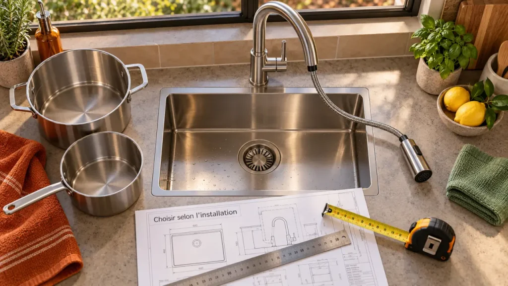 Robinet de cuisine : le bon bec pour remplir les casseroles sans éclabousser